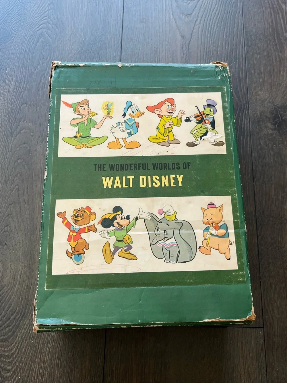 Vintage 1965 The Wonderful Worlds of Walt Disney Children's Book Set